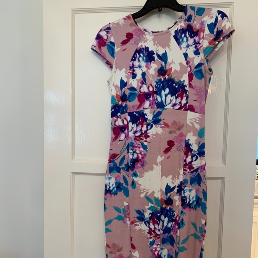 Felicity & Coco Floral Bodycon Midi Dress